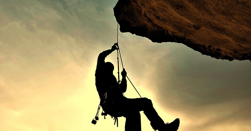 mobile hanging climber mountain climber
